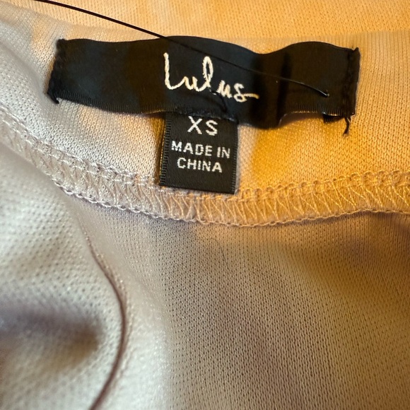 Lulus XSmall Ballroom Bliss Dusty Lilac Pleated Maxi Dress with slit - Picture 7 of 8